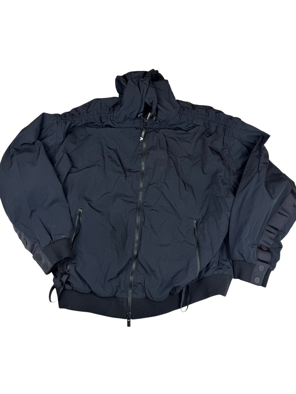 Allyson Felix Athleta Puffer Jacket Size S Black